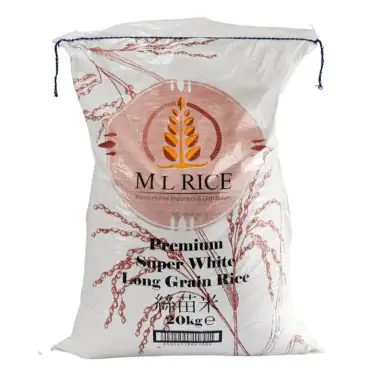 ML Rice Premium Super Weiß Langkornreis 20kg/Beutel