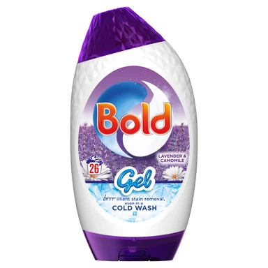 Bold Liquid Laundry Detergent Gel, Lavender & Camomile, 26 Washes, 858ml
