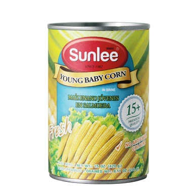 Sunlee Jeunes pousses de maïs - 420 g