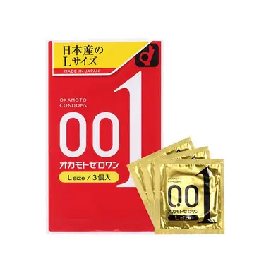 Okamoto Condom Zero One 0.01mm L 3pcs