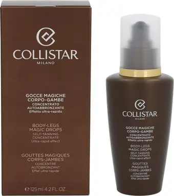 Collistar Gocce Magiche für den Körper und die Beine, Selbstbräunungskonzentrat mit natürliche und strahlende Bräune in weniger als einer Stunde, ohne Flecken, für alle Hauttypen geeignet, 125 ml (1er Pack)