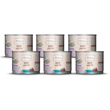 MjAMjAM Senior Conserves de bœuf pour chat 200 g x 6