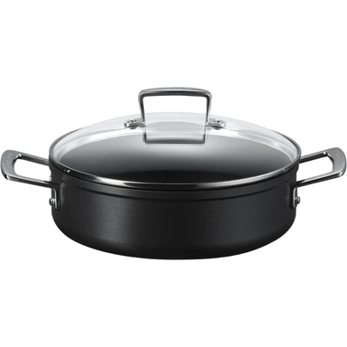 Le Creuset sauteuse antiadhésive renforcée avec couvercle en verre 28 cm