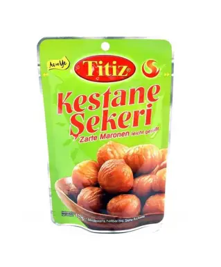 Titiz Gesüßte Edelkastanien (Kestane Şekeri) 125g
