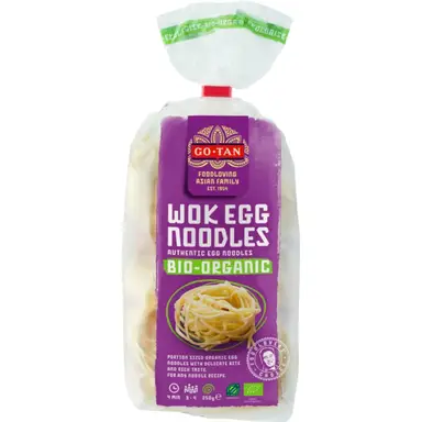 Go-Tan GoTan Nouilles aux Œufs pour Wok 250 g