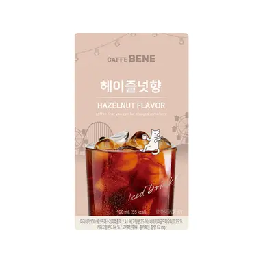 Caffe Bene Café en sachet saveur noisette - 190 ml
