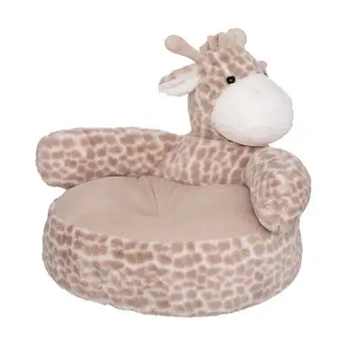 Atmosphera, Kindersessel Giraffe, grau 