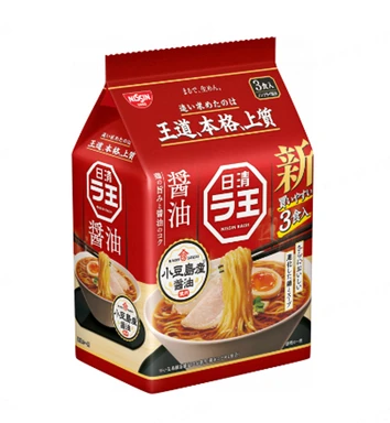 Nissin RAOH Sojasauce 3 Portionen Packung 303g