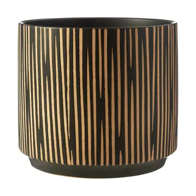 Interiors by Premier Indoor Planter Kiso Black/Cream