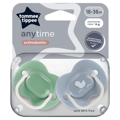 Tommee Tippee Anytime 2 Soothers 18-36 Months (Assorted)