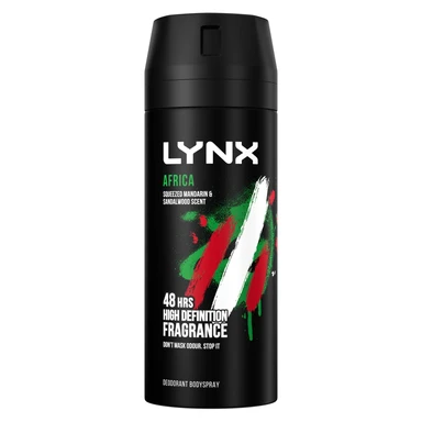 Lynx Aerosol Bodyspray Africa 150ml