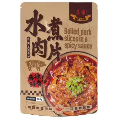 Kangle Boiled Pork Slices Spicy 400g