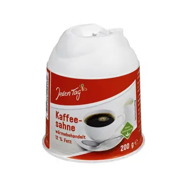 Jeden Tag Kaffeesahne 12% (ohne Gentechnik)  200 g 