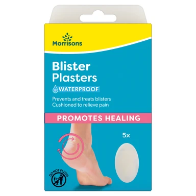 Morrisons Foot Care Blister Plasters - 5 Plasters