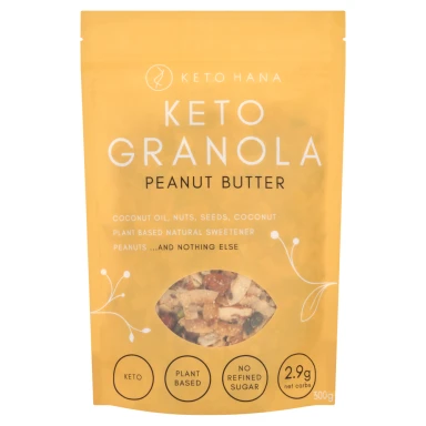 Keto Hana Peanut Butter Keto Granola 300g