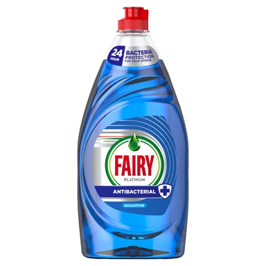 Fairy Platinum Washing Up Liquid, Antibacterial, Eucalyptus, 820ml