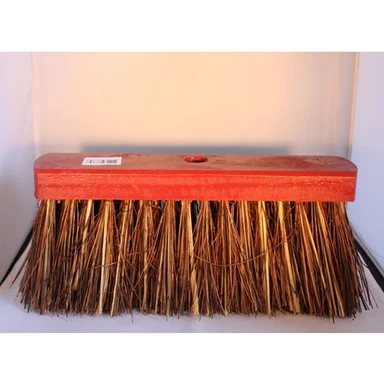 Cleany Straatbezem Bassine Rood Gelakt