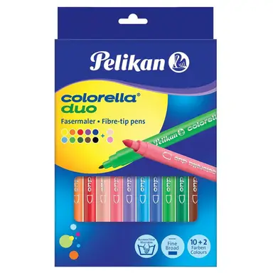 Pelikan Fasermaler Duo - 12 Stück
