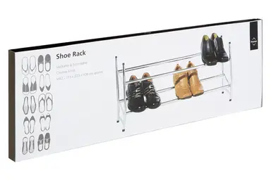 Maison by Premier 2 Tier Extendable Shoe Rack