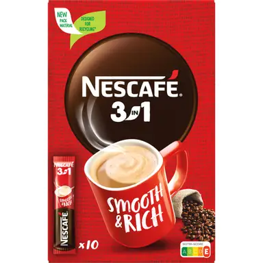 NESCAFE Nescafé 3in1 Smooth & Rich Instant Coffee 10pcs 3 In 1