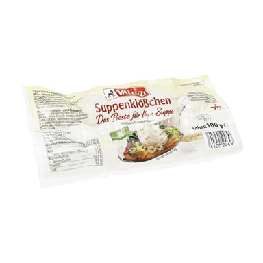 Valenzi Suppenklößchen mit Gartenkräutern 100g
