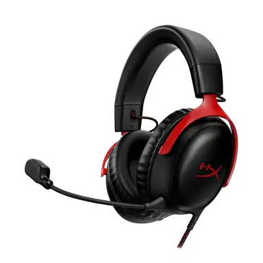 HyperX Cloud III - gamingheadset (zwart/rood)