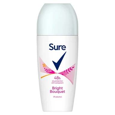 Sure Anti-Perspirant Roll On Bright Bouquet 50ml