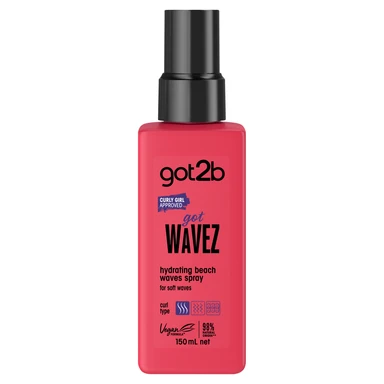 Schwarzkopf Got2b Got Curlz Hydrating Beach Waves Spray 150ml
