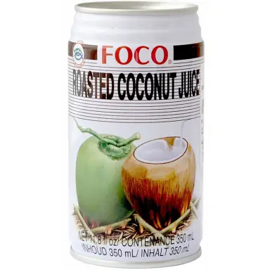 FOCO Gerösteter Kokosnuss-Saft 350ml [inkl. €0,15 Pfand]