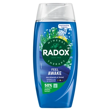 Radox Feel Awake Mood Boosting 2-In-1 Shower Gel & Shampoo 225ml