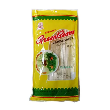 "Grand Muraille Tianjin haricots verts nouilles de feuilles d'amidon 250g"