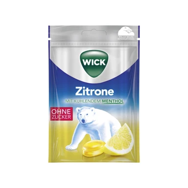 Wick Zitronen Hustenbonbons zuckerfrei 72g