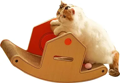 Coneko Schaukelhaus Katzenkratzbrett