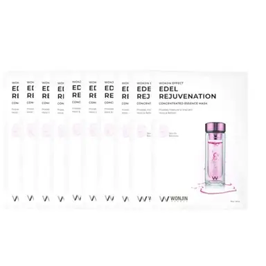 Wonjin Effect Edel Rejuvenation Masker 30 g x10 stuks Kleurrijke Fluweelbloemen