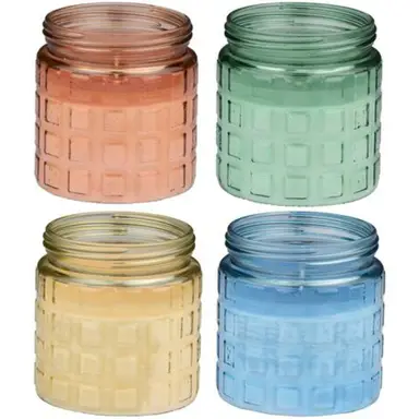 Alpina Citronella candle Ø11x12cm Four colours randomly shipped