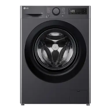 LG Waschmaschine F4WR510SBM, 10 kg, 1400 U/min, Energieeffizienzklasse A, Schwarz