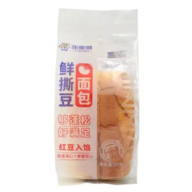 THINMAX Frisches, zum Abreißen geeignetes Bohnenbrot mit roter Bohnenfüllung, 85 g