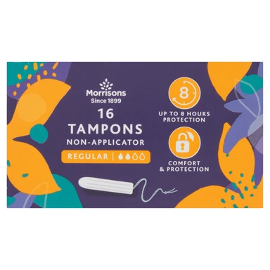 Morrisons Non-Applicator Regular 16 Tampons