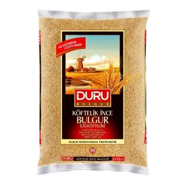 Duru Koftelik Ince Bulgur 1KG (Cigkoftelik)