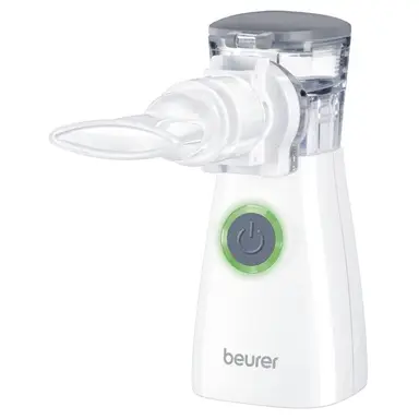 Beurer IH57 Nébuliseur portable - silencieux, 3 bouches d’atomisation, auto-nettoyage, garantie 5 ans