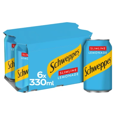 Schweppes Diet Lemonade Cans 6X330ml