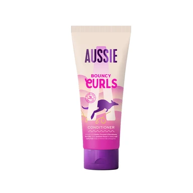 Aussie Bouncy Curls Conditioner 200ml For Wavy & Curly Hair Jojoba Macadamia Nut & Coconut Oils