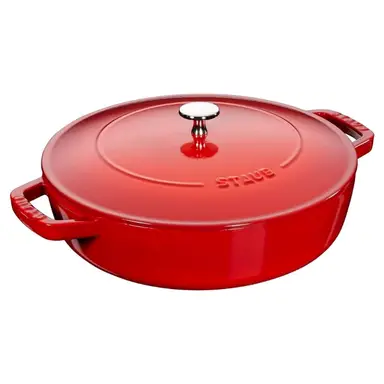 Staub Runder Gusseisen-Schmortopf mit Deckel – 28 cm – 3,7 L