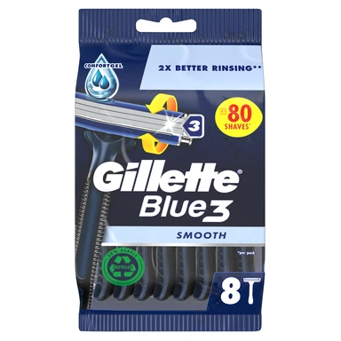 Gillette Blue3 Men's Disposable Razors x8