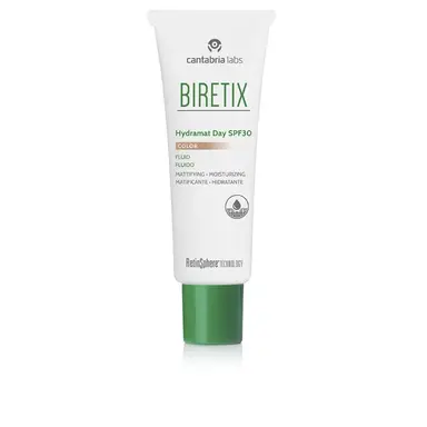 BIRETIX HYDRAMAT Dagfluïde met Kleur SPF30 50 ml