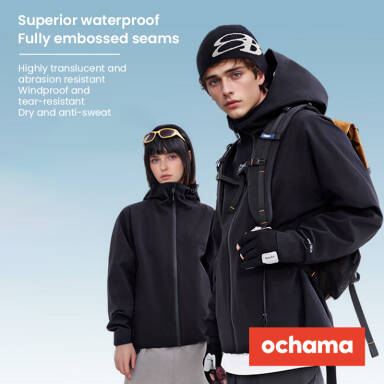 ochama [Pangolin 500 Series] Stretch Jacket Single-layer Hard Shell Jacket Unisex
Obsidian Black L