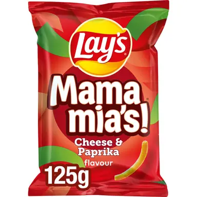 Lay's Mama Mia's paprikakaas chips 125 g