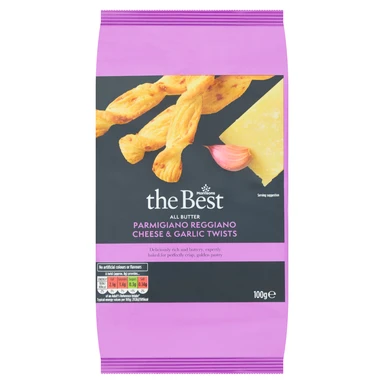 Morrisons The Best Parmesan & Garlic Twist 100g
