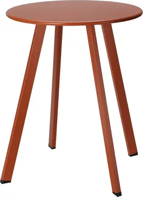 Ambiance Ronde Metalen Bijzettafel Ø40 x H49 cm Bruin