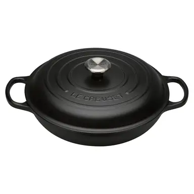 Le Creuset Tegame Basso Evo 30cm Nero Matt